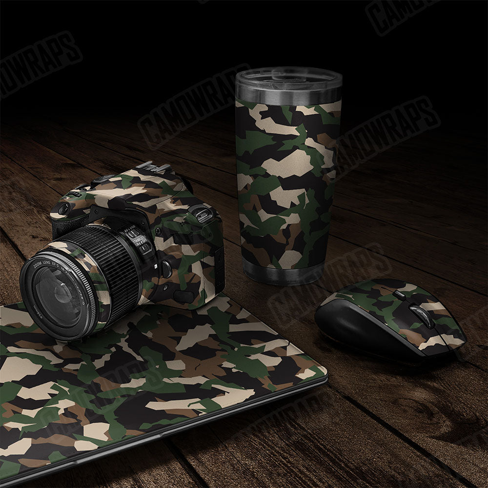Erratic Woodland Gear Skin Vinyl Wrap