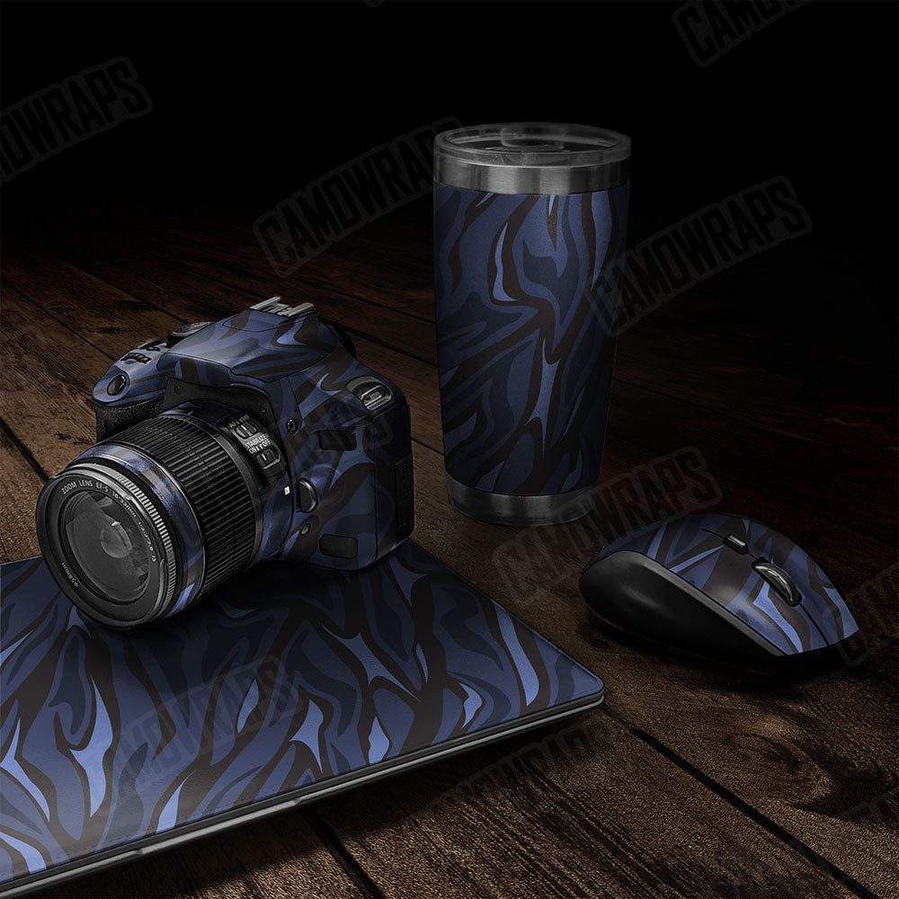 Fun Stripe Blue Midnight Gear Skin Vinyl Wrap