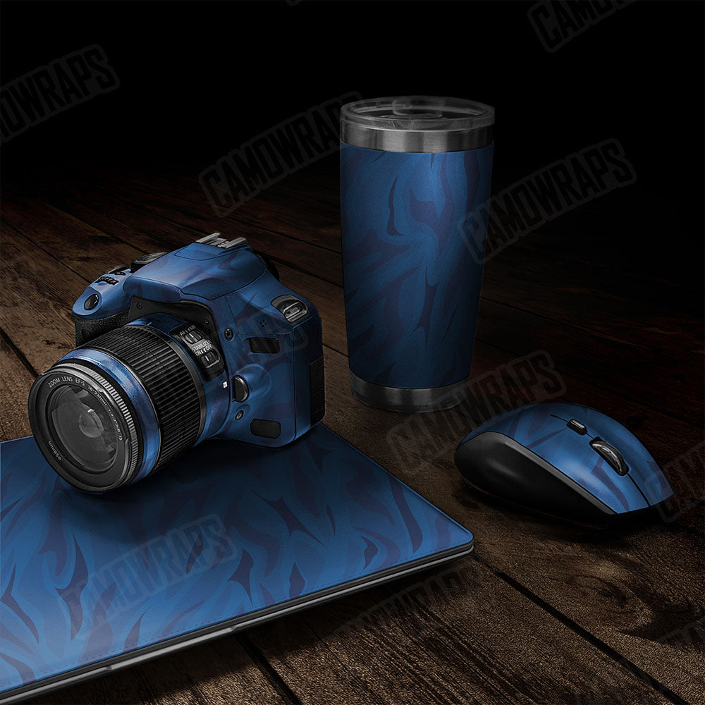 Fun Stripe Elite Blue Gear Skin Vinyl Wrap