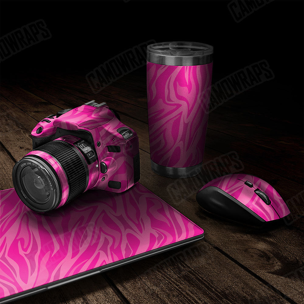 Fun Stripe Elite Magenta Gear Skin Vinyl Wrap