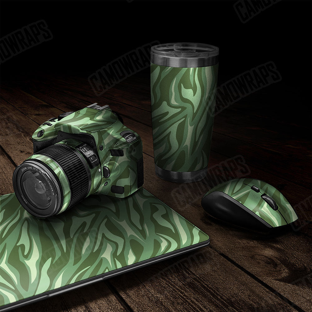 Fun Stripe Pistachio Gear Skin Vinyl Wrap