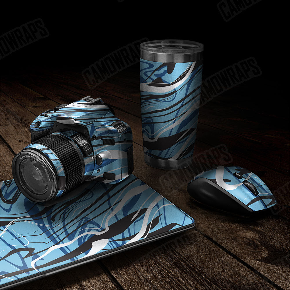 Liquid Smoke Baby Blue Gear Skin Vinyl Wrap