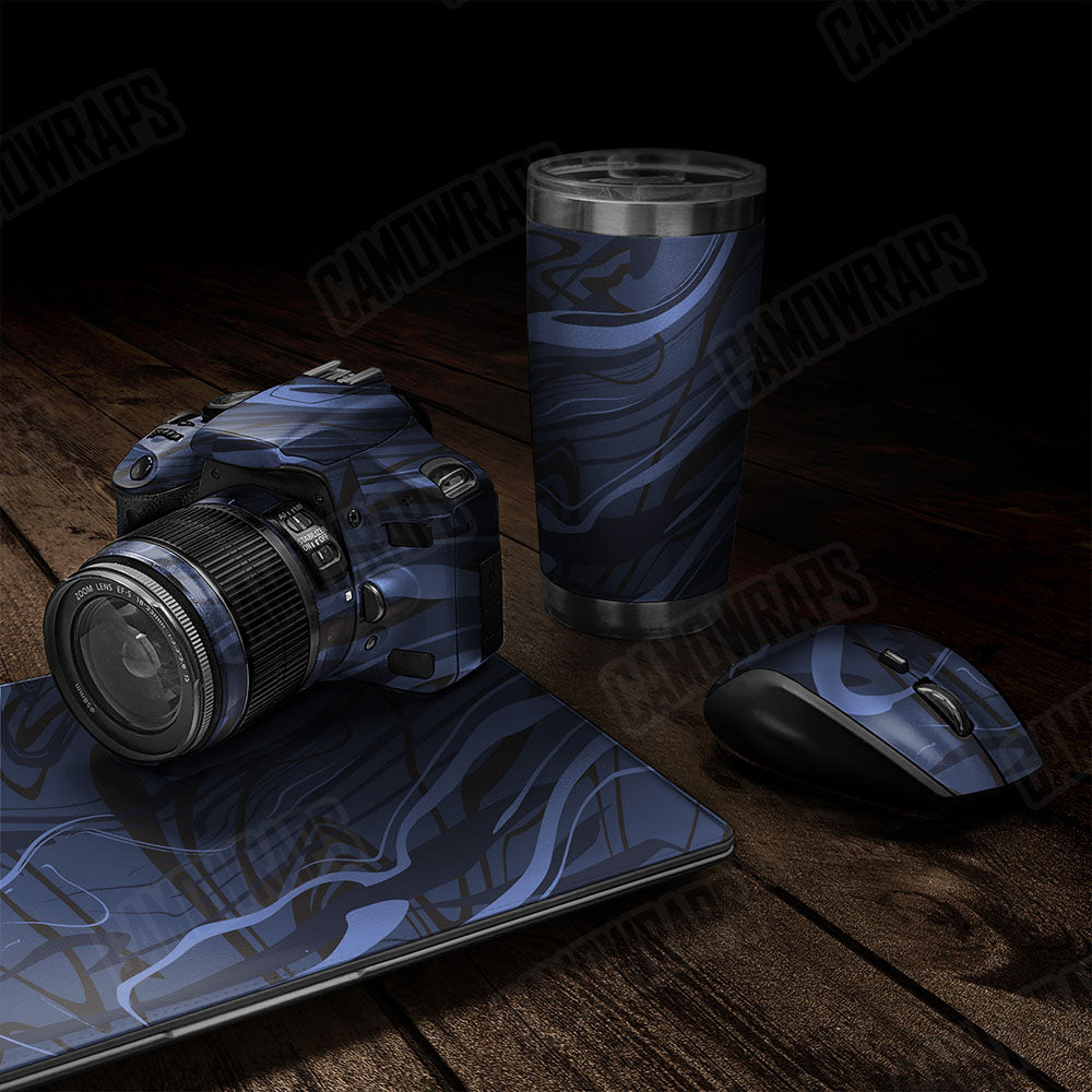 Liquid Smoke Blue Midnight Gear Skin Vinyl Wrap