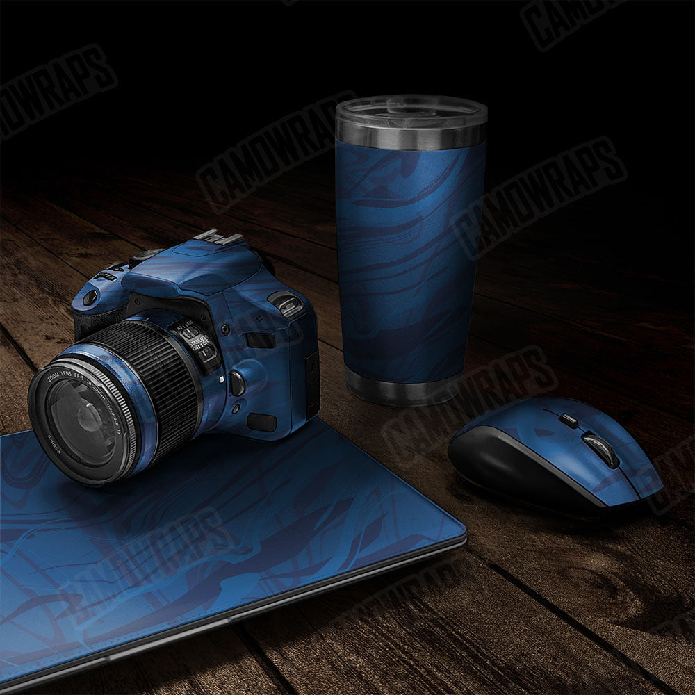 Liquid Smoke Elite Blue Gear Skin Vinyl Wrap