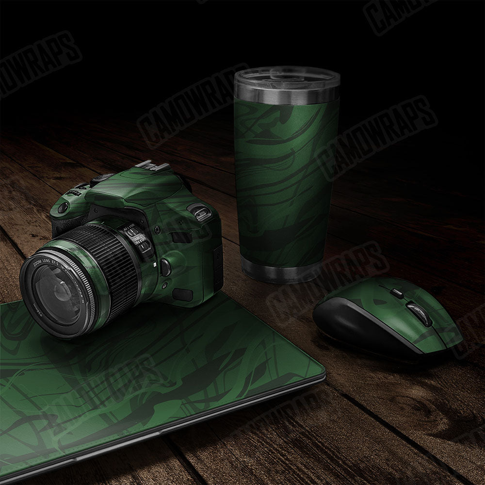 Liquid Smoke Elite Green Gear Skin Vinyl Wrap