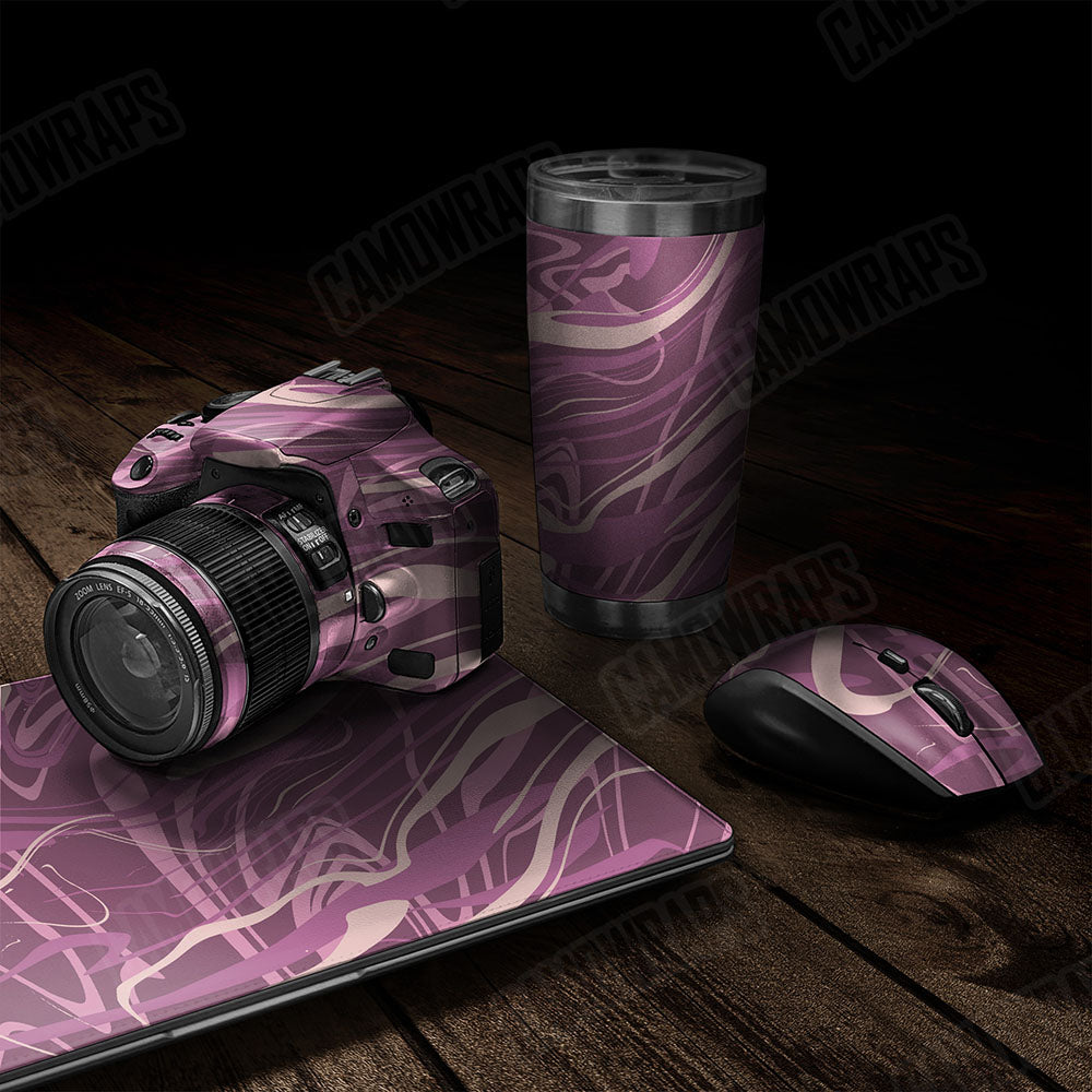 Liquid Smoke Floral Gear Skin Vinyl Wrap