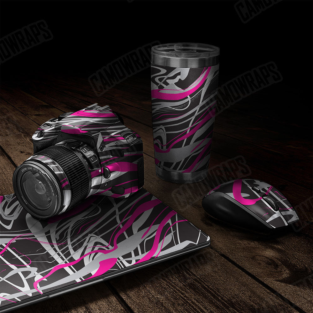 Liquid Smoke Magenta Tiger Gear Skin Vinyl Wrap