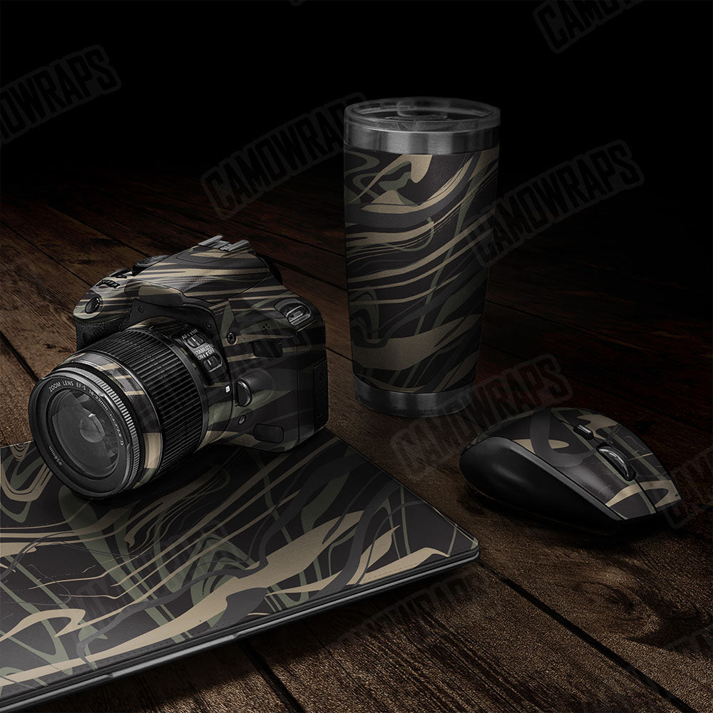 Liquid Smoke Militant Charcoal Gear Skin Vinyl Wrap