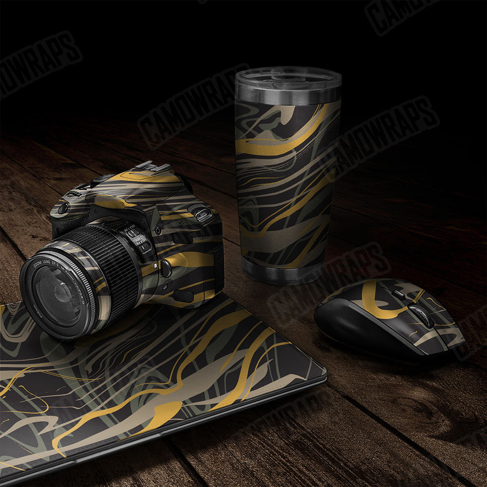 Liquid Smoke Militant Yellow Gear Skin Vinyl Wrap