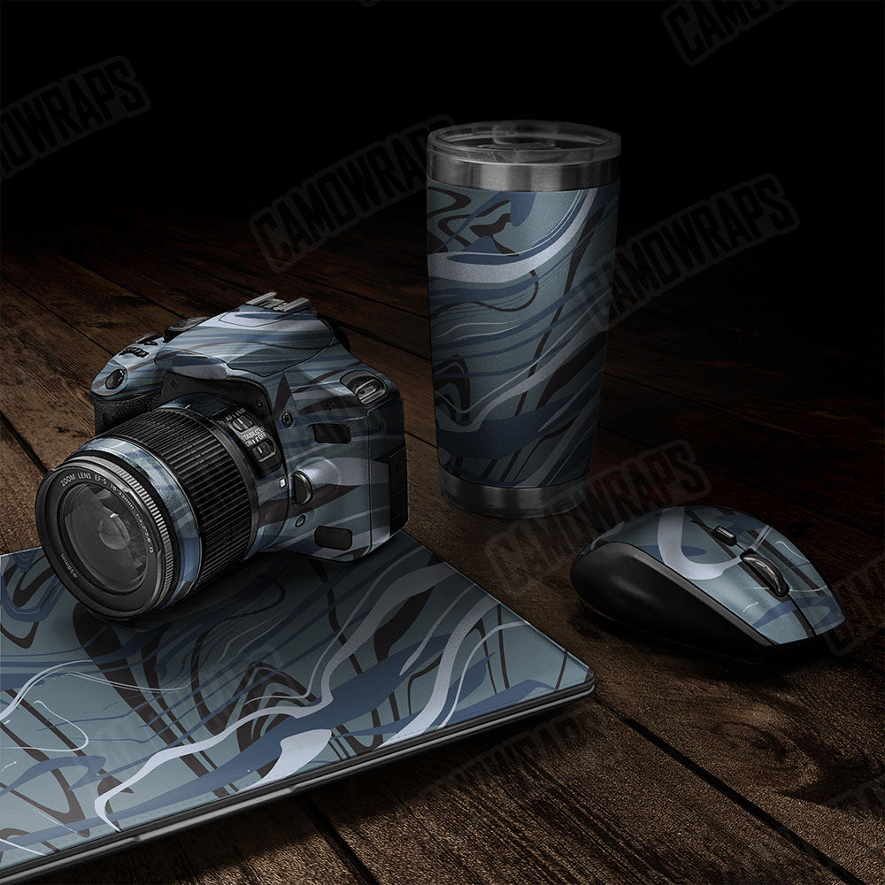 Liquid Smoke Navy Gear Skin Vinyl Wrap