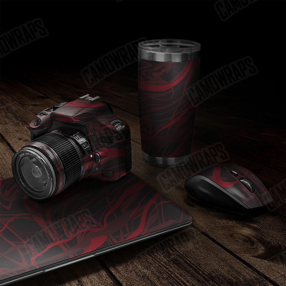 Liquid Smoke Vampire Red Gear Skin Vinyl Wrap
