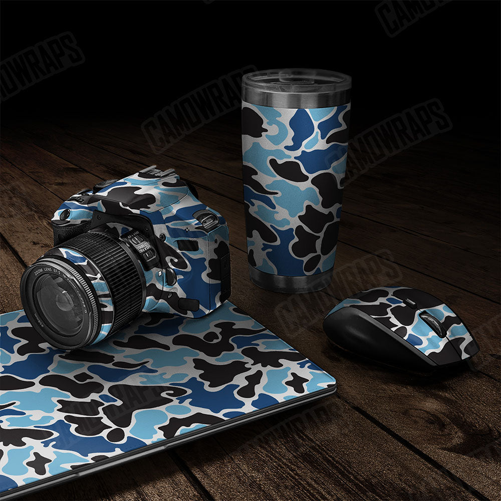 Old School Duck Baby Blue Gear Skin Vinyl Wrap