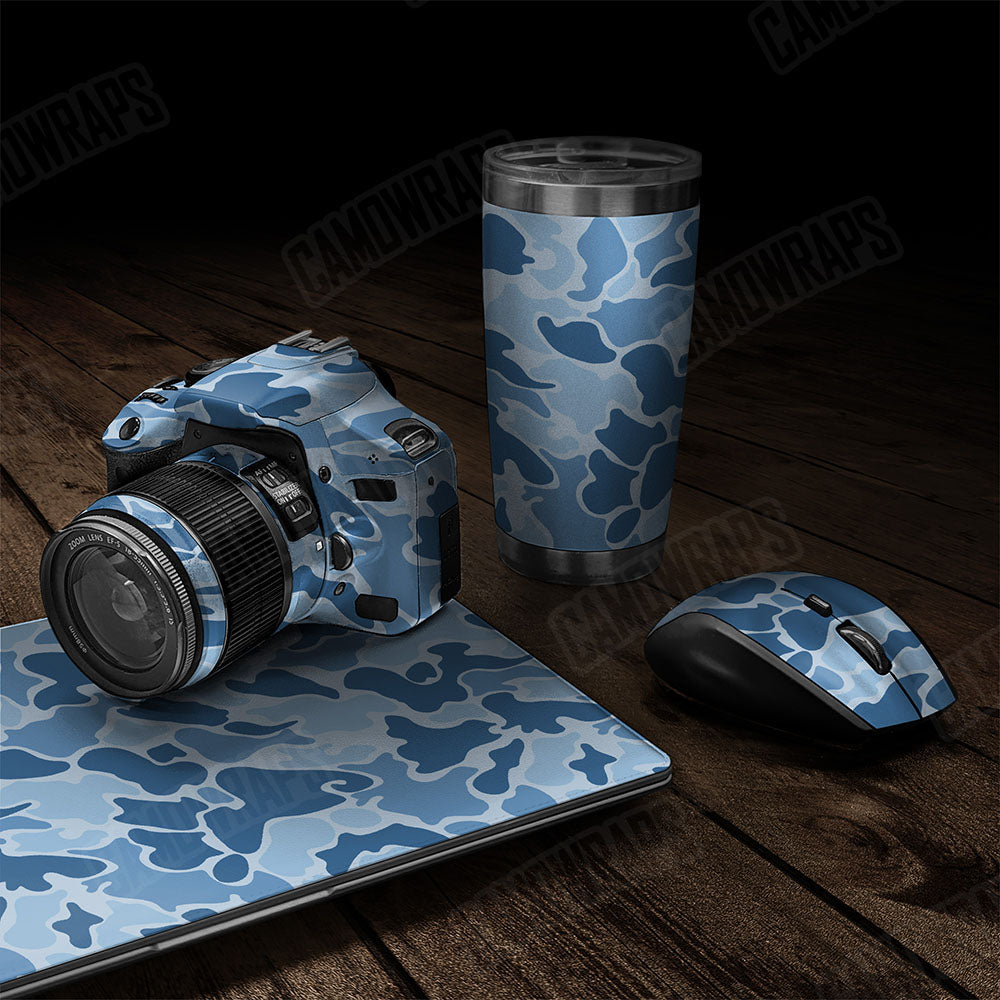 Old School Duck Cool Blue Gear Skin Vinyl Wrap
