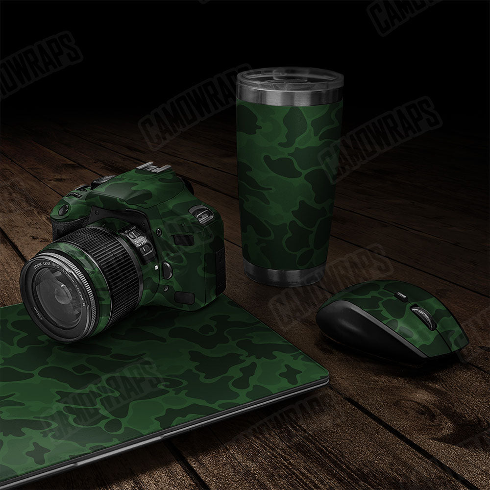 Old School Duck Elite Green Gear Skin Vinyl Wrap
