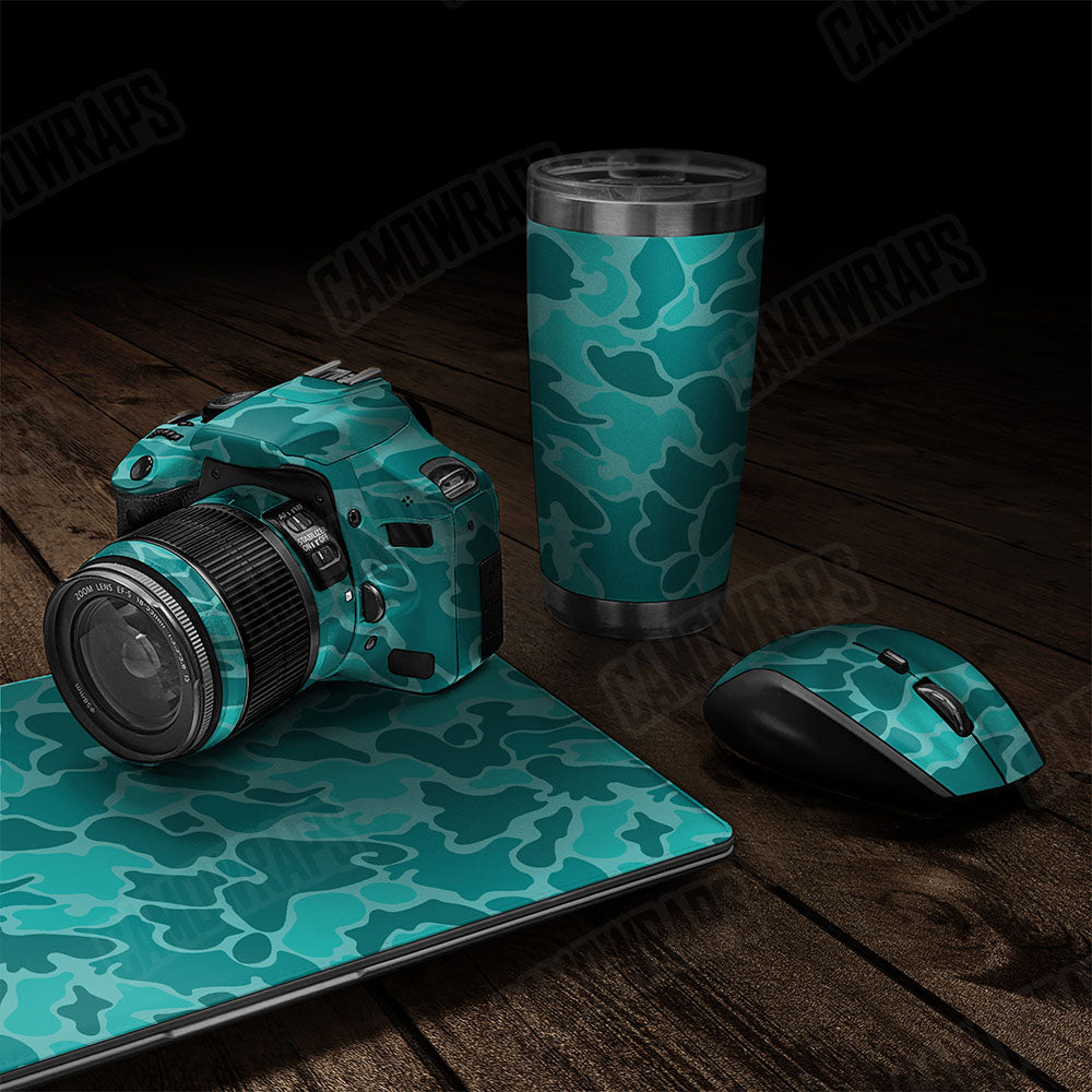 Old School Duck Elite Tiffany Blue Gear Skin Vinyl Wrap