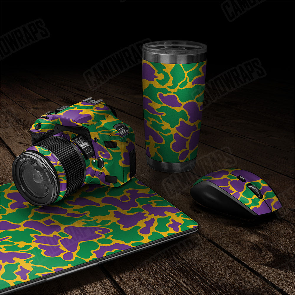 Old School Duck Mardi Gras Gear Skin Vinyl Wrap