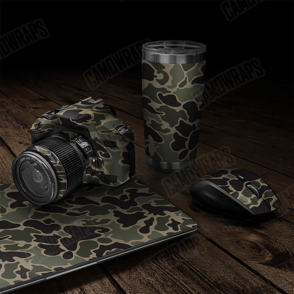 Old School Duck Militant Green Gear Skin Vinyl Wrap