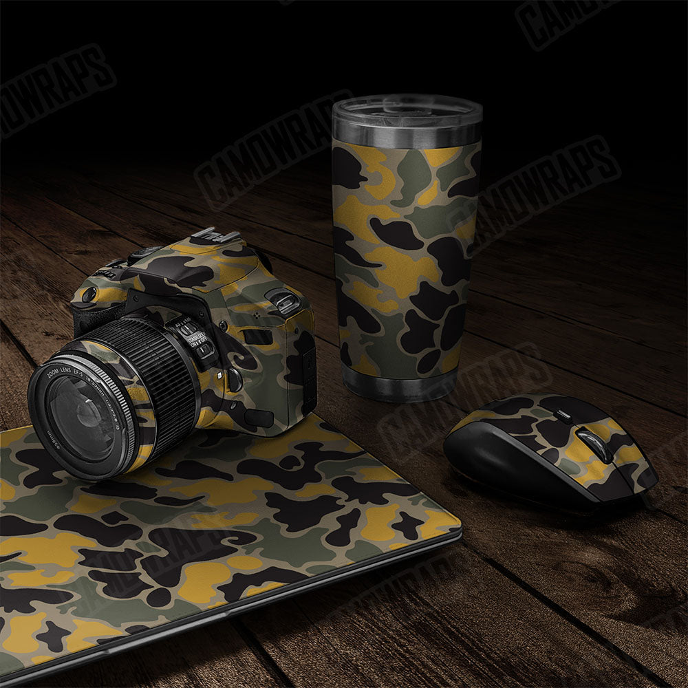 Old School Duck Militant Yellow Gear Skin Vinyl Wrap