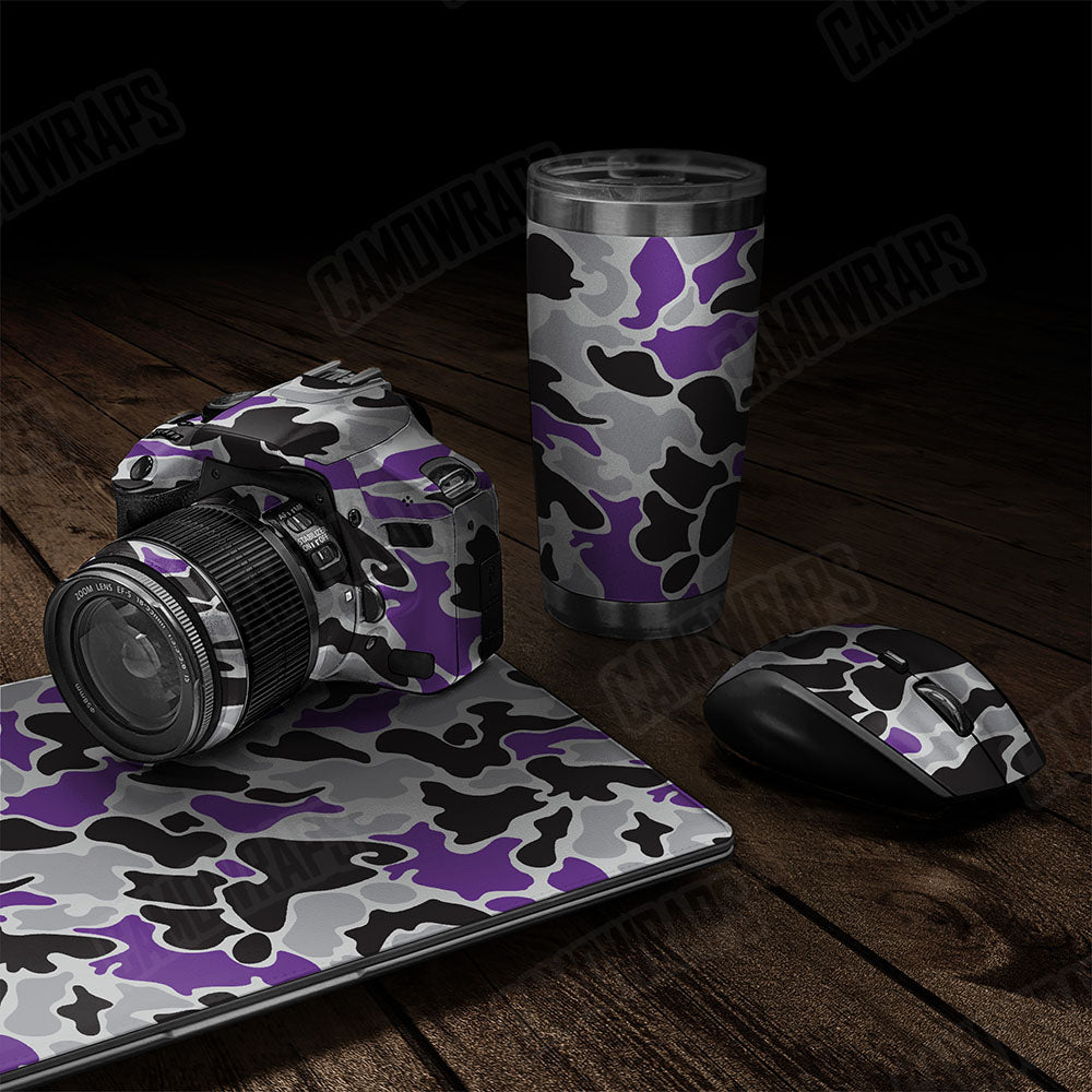 Old School Duck Purple Tiger Gear Skin Vinyl Wrap