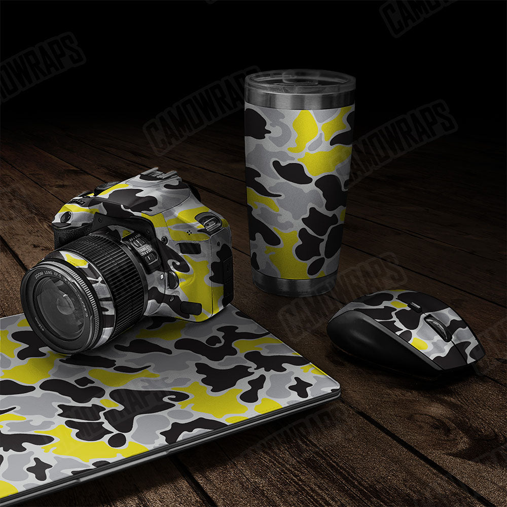 Old School Duck Yellow Tiger Gear Skin Vinyl Wrap