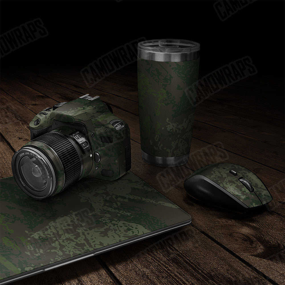Pasted Army Dark Green Gear Skin Vinyl Wrap