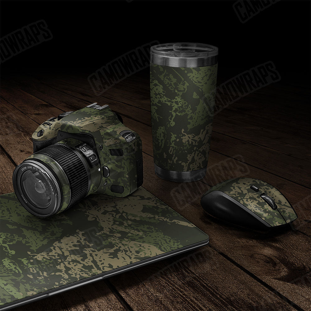 Pasted Army Green Gear Skin Vinyl Wrap
