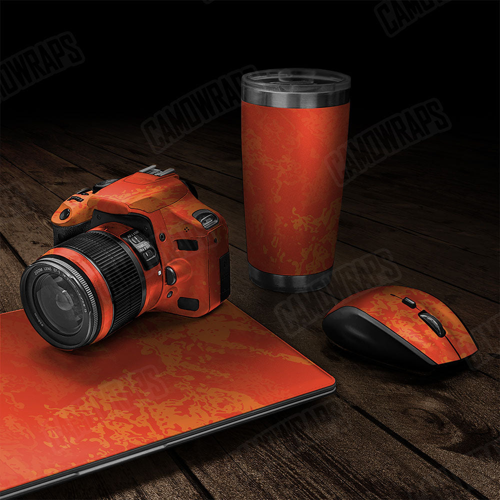 Pasted Elite Orange Gear Skin Vinyl Wrap