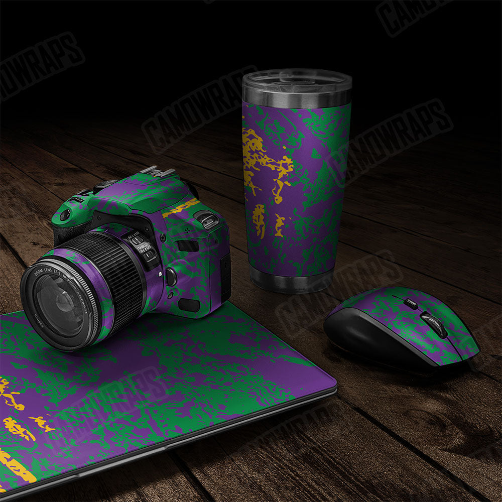 Pasted Mardi Gras Gear Skin Vinyl Wrap