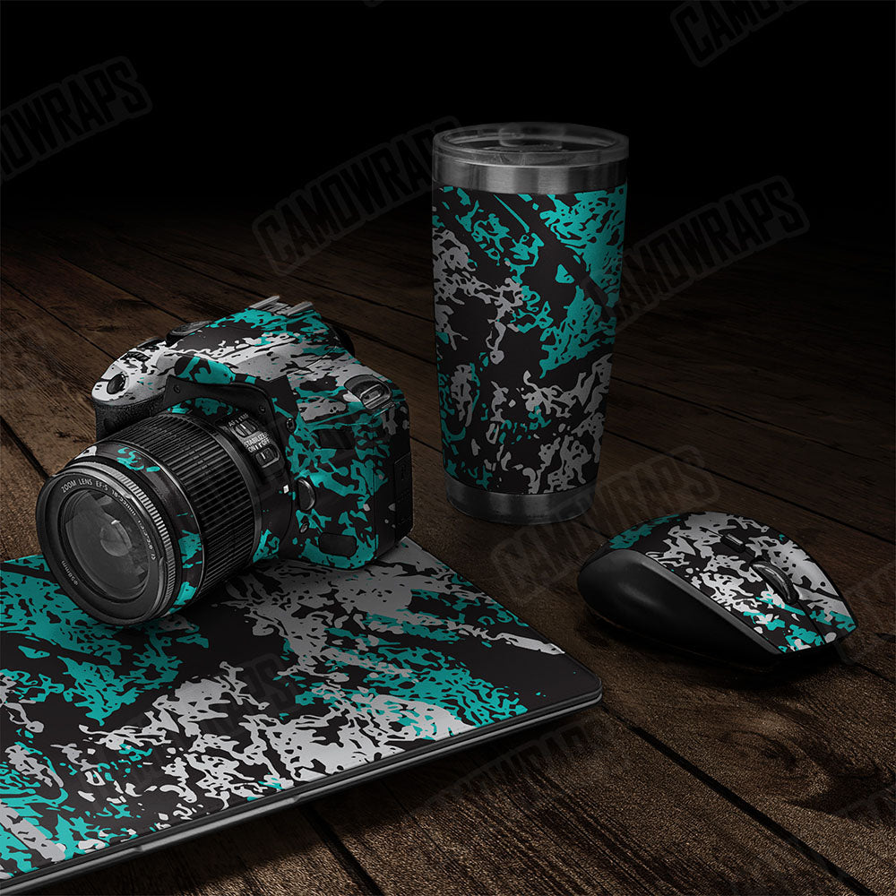 Pasted Tiffany Blue Tiger Gear Skin Vinyl Wrap
