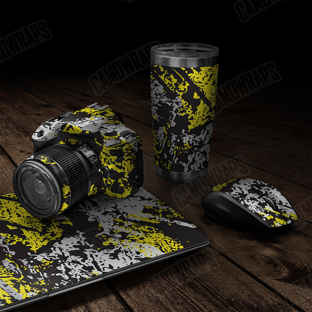 Pasted Yellow Tiger Gear Skin Vinyl Wrap