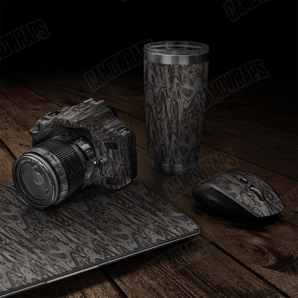 Prym1 Timber Hole Gray Gear Skin Vinyl Wrap