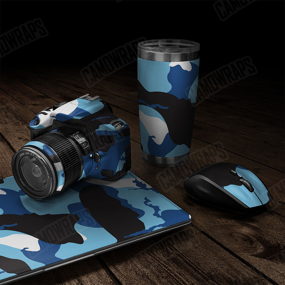Ragged Baby Blue Gear Skin Vinyl Wrap
