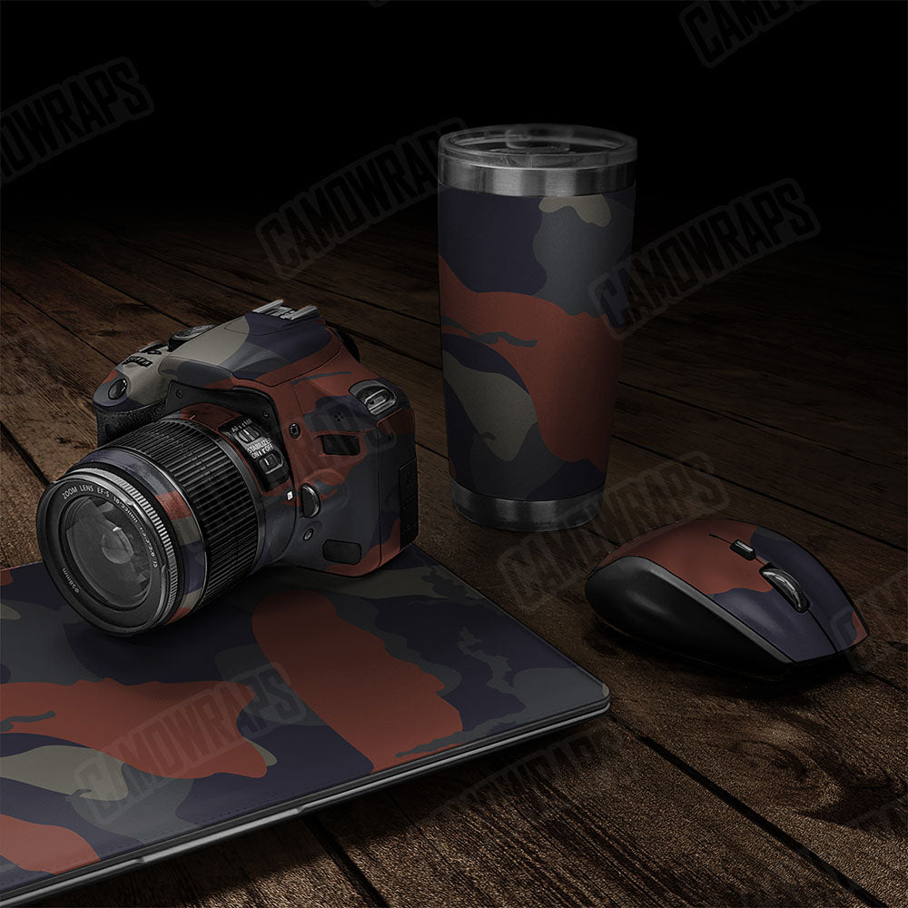 Ragged Blue Copper Gear Skin Vinyl Wrap