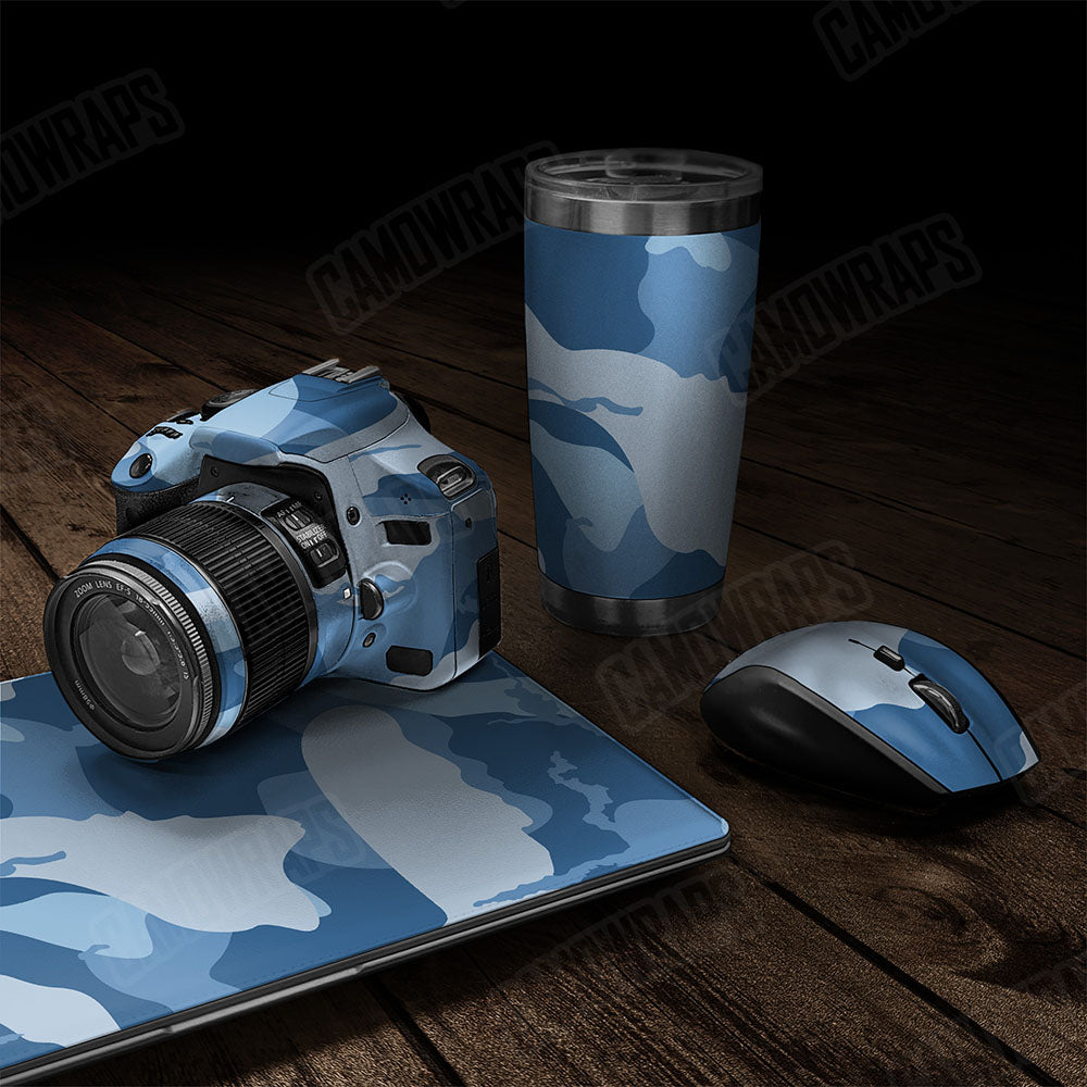 Ragged Cool Blue Gear Skin Vinyl Wrap