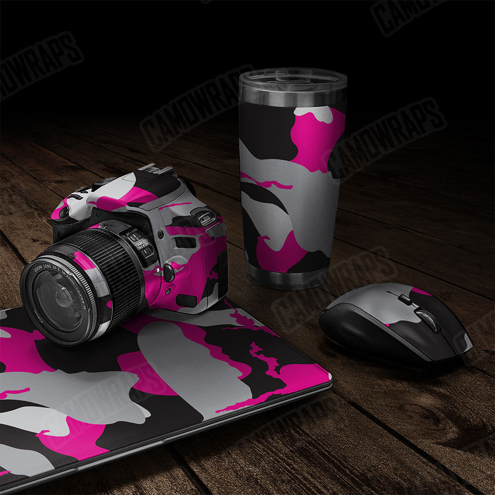 Ragged Magenta Tiger Gear Skin Vinyl Wrap