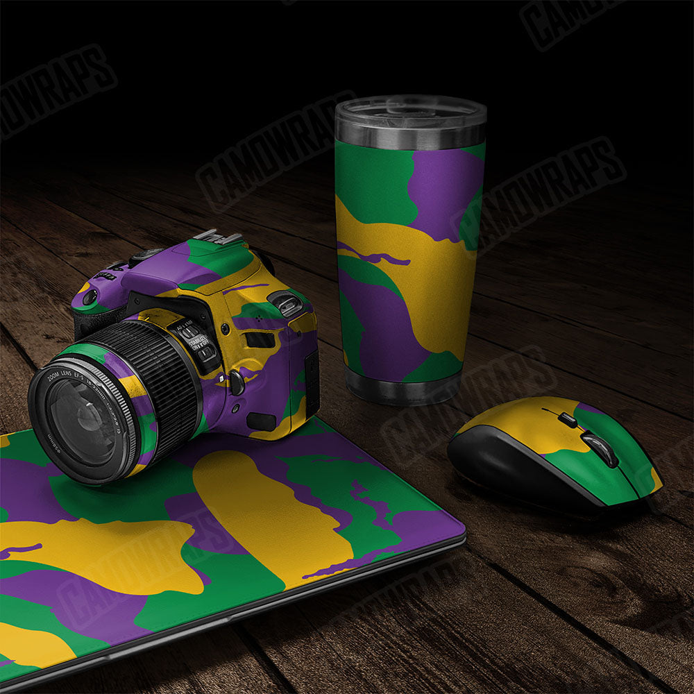 Ragged Mardi Gras Gear Skin Vinyl Wrap