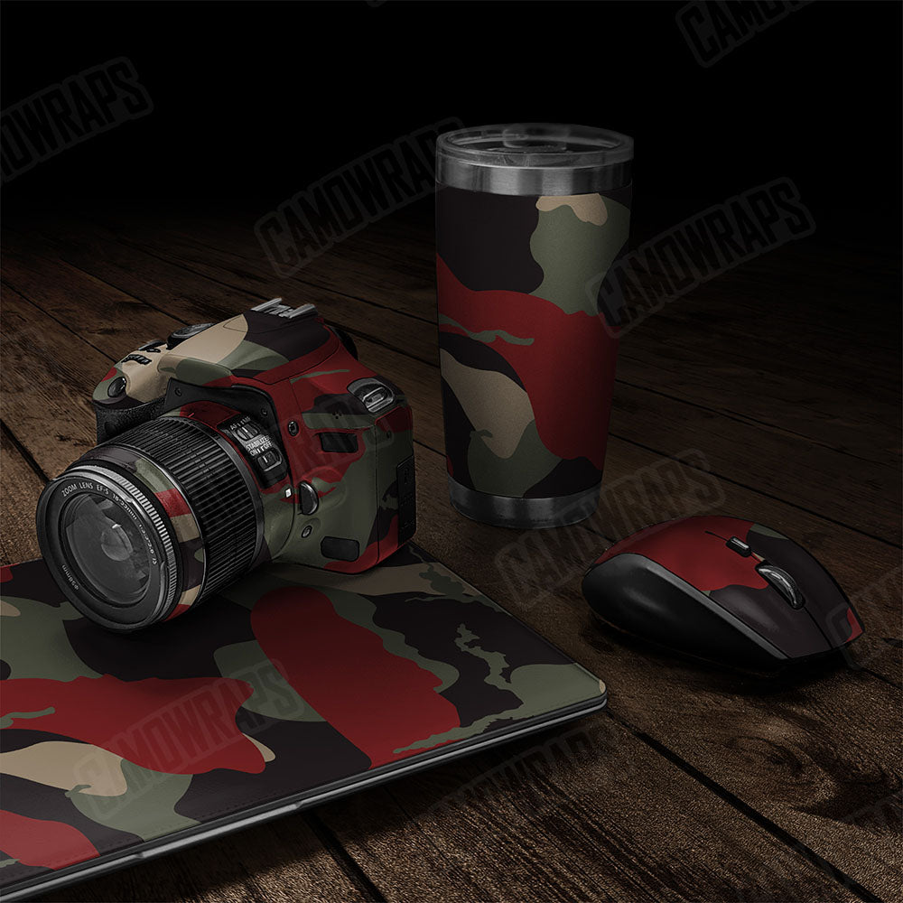 Ragged Militant Red Gear Skin Vinyl Wrap