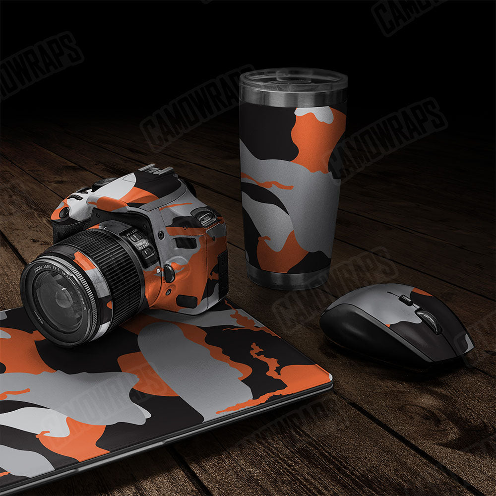 Ragged Orange Tiger Gear Skin Vinyl Wrap
