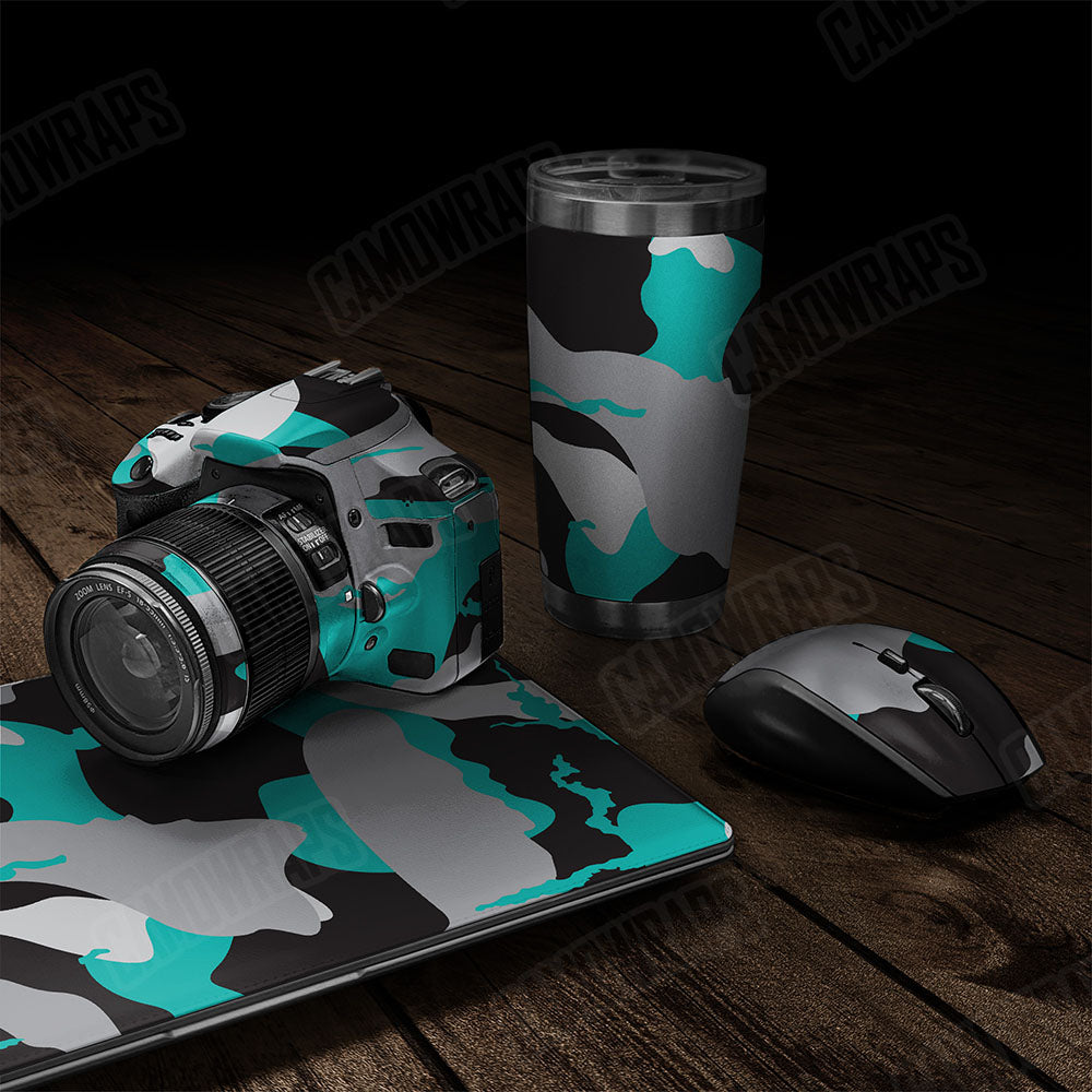 Ragged Tiffany Blue Tiger Gear Skin Vinyl Wrap