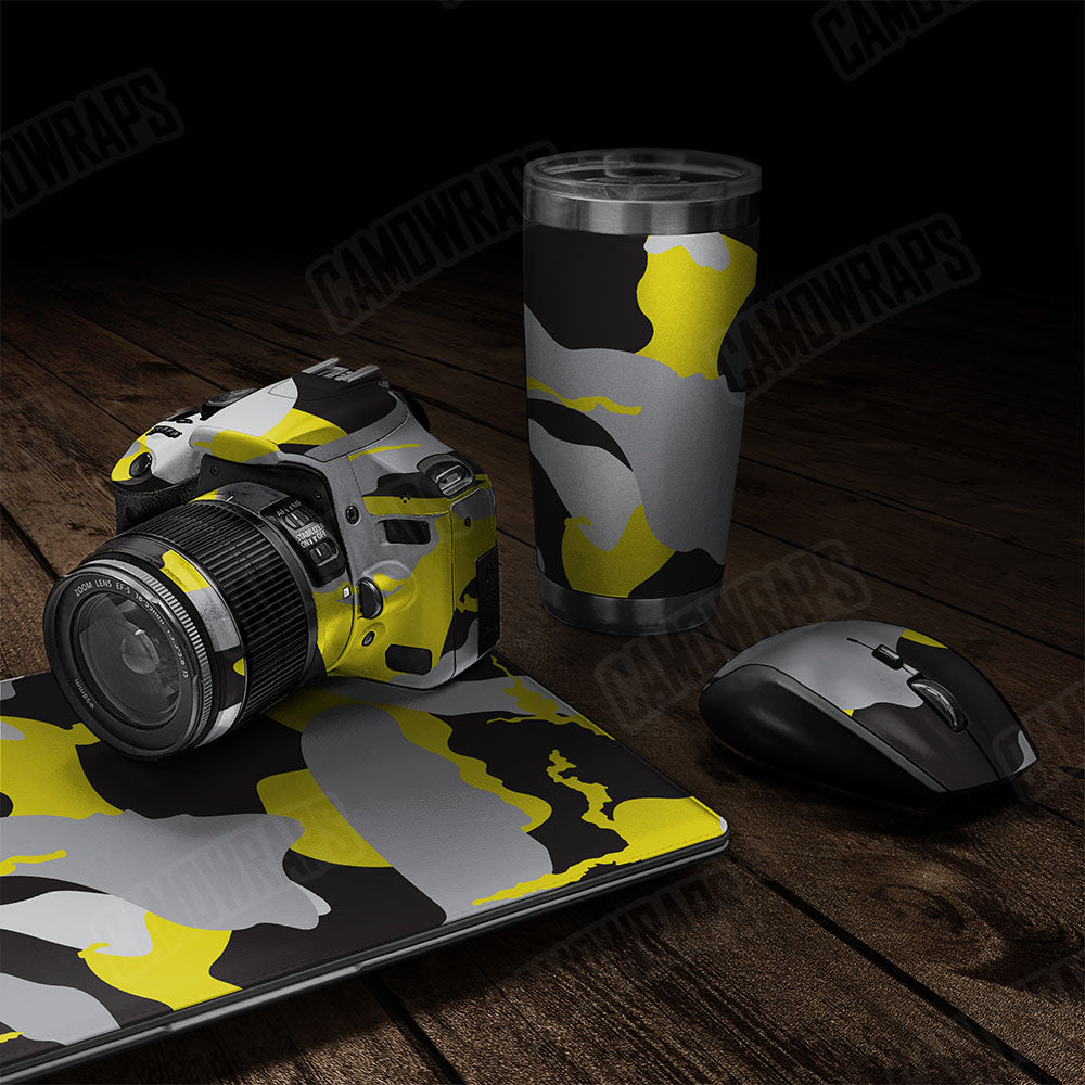 Ragged Yellow Tiger Gear Skin Vinyl Wrap