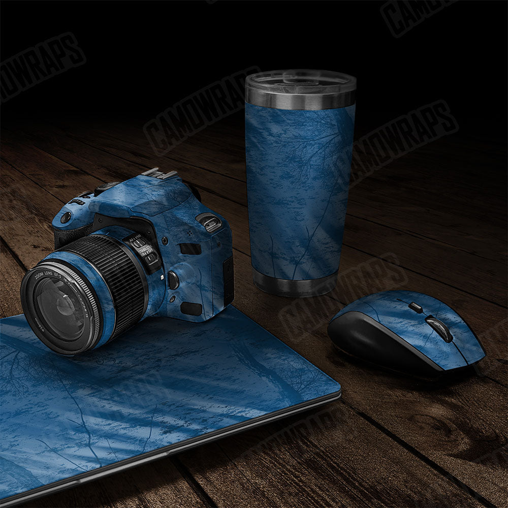 Realtree Fishing Blue Gear Skin Vinyl Wrap