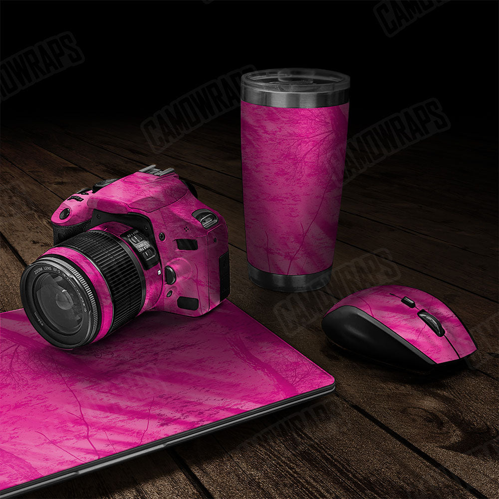 Realtree Fishing Magenta Gear Skin Vinyl Wrap