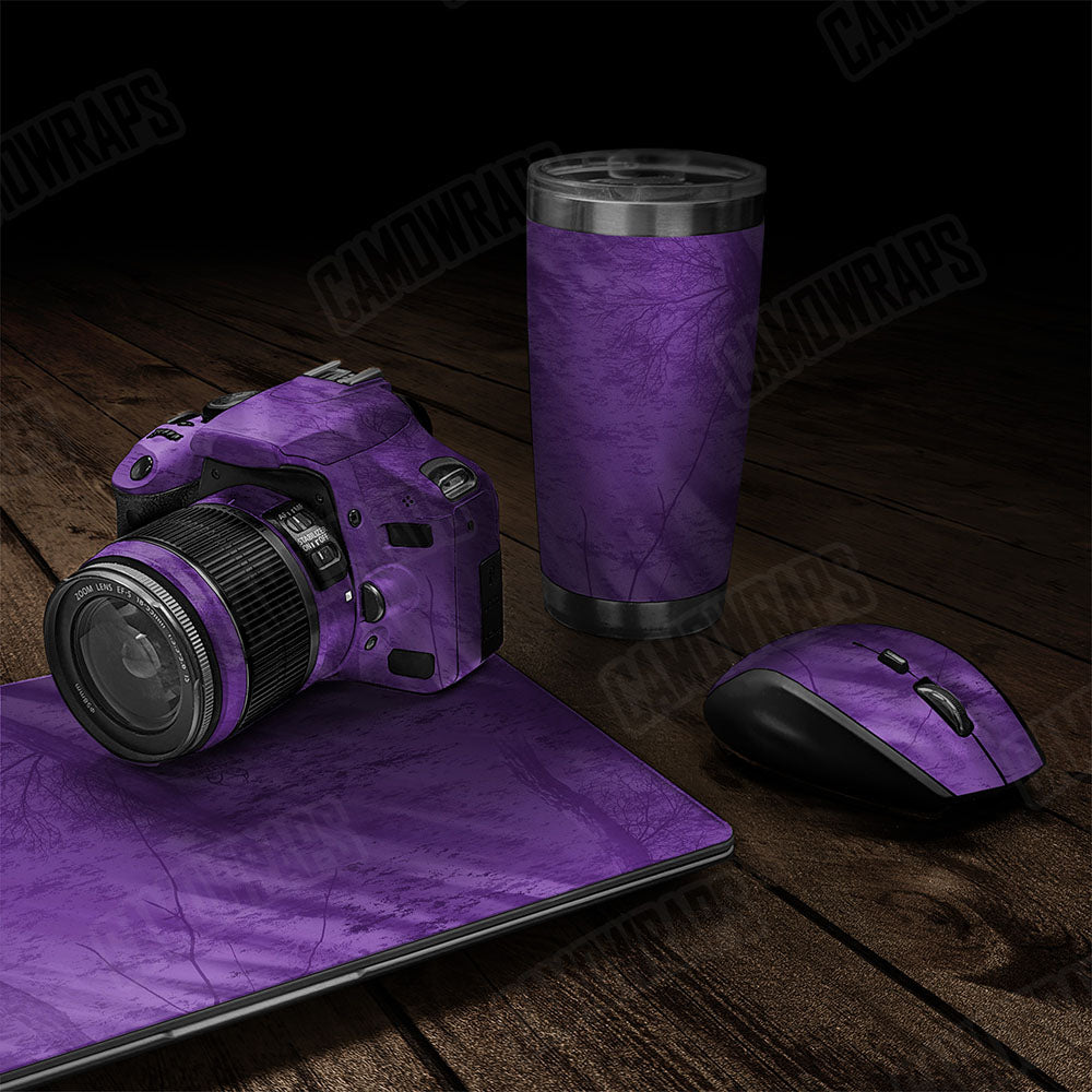 Realtree Fishing Purple Gear Skin Vinyl Wrap