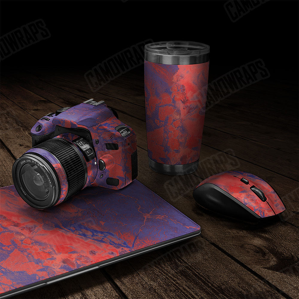 Realtree WAV3 Red Blue Gear Skin Vinyl Wrap