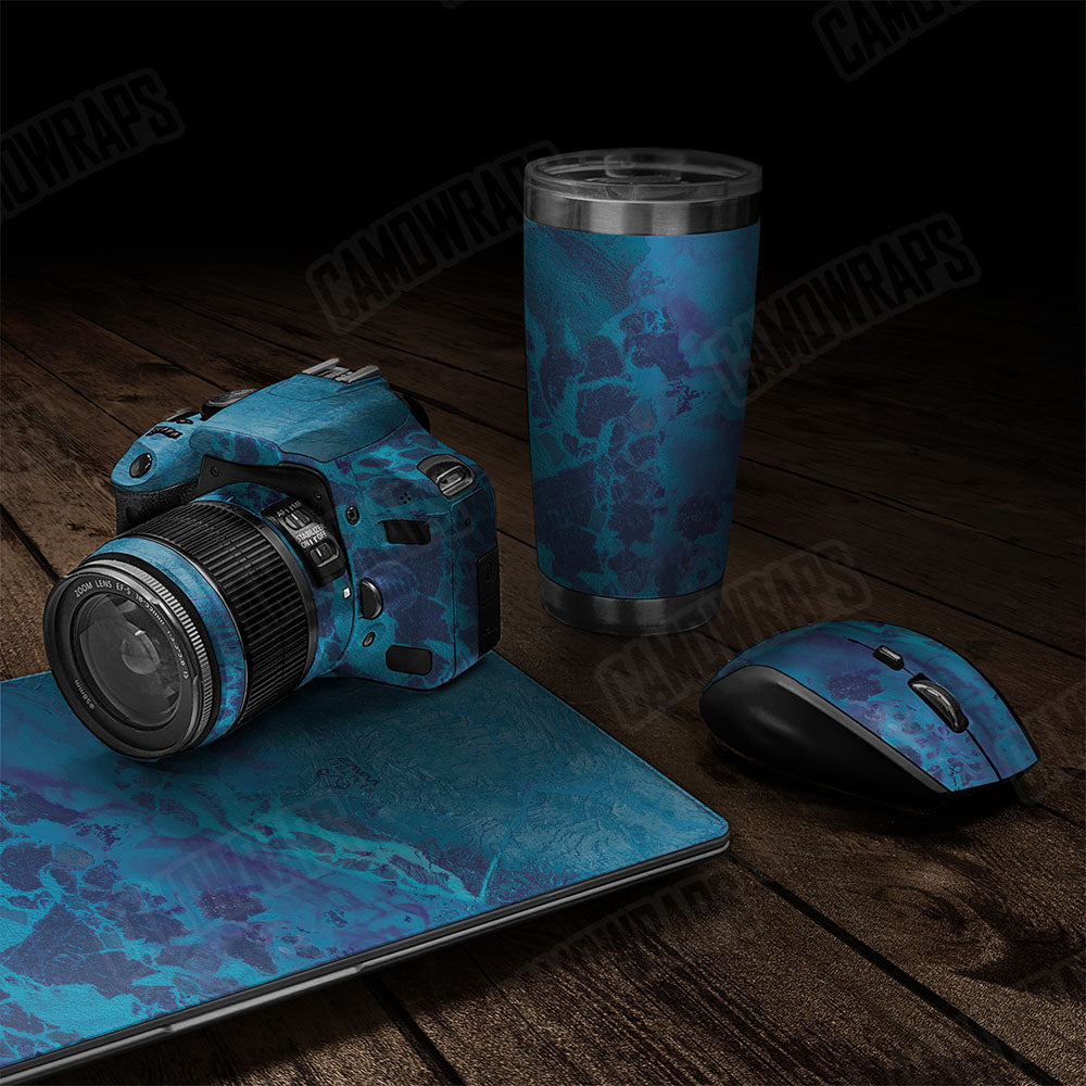 Realtree WAV3 Standard Blue Gear Skin Vinyl Wrap
