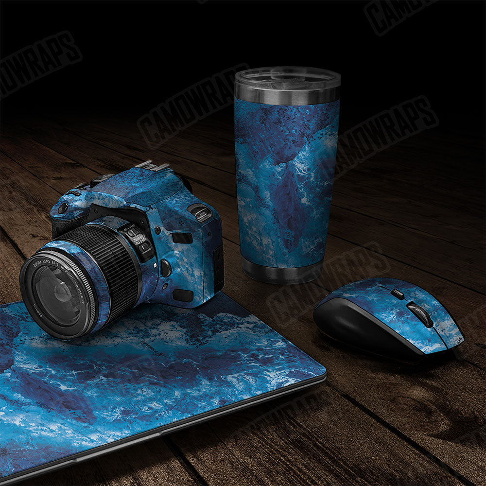 Realtree XTREME Dark Blue Gear Skin Vinyl Wrap