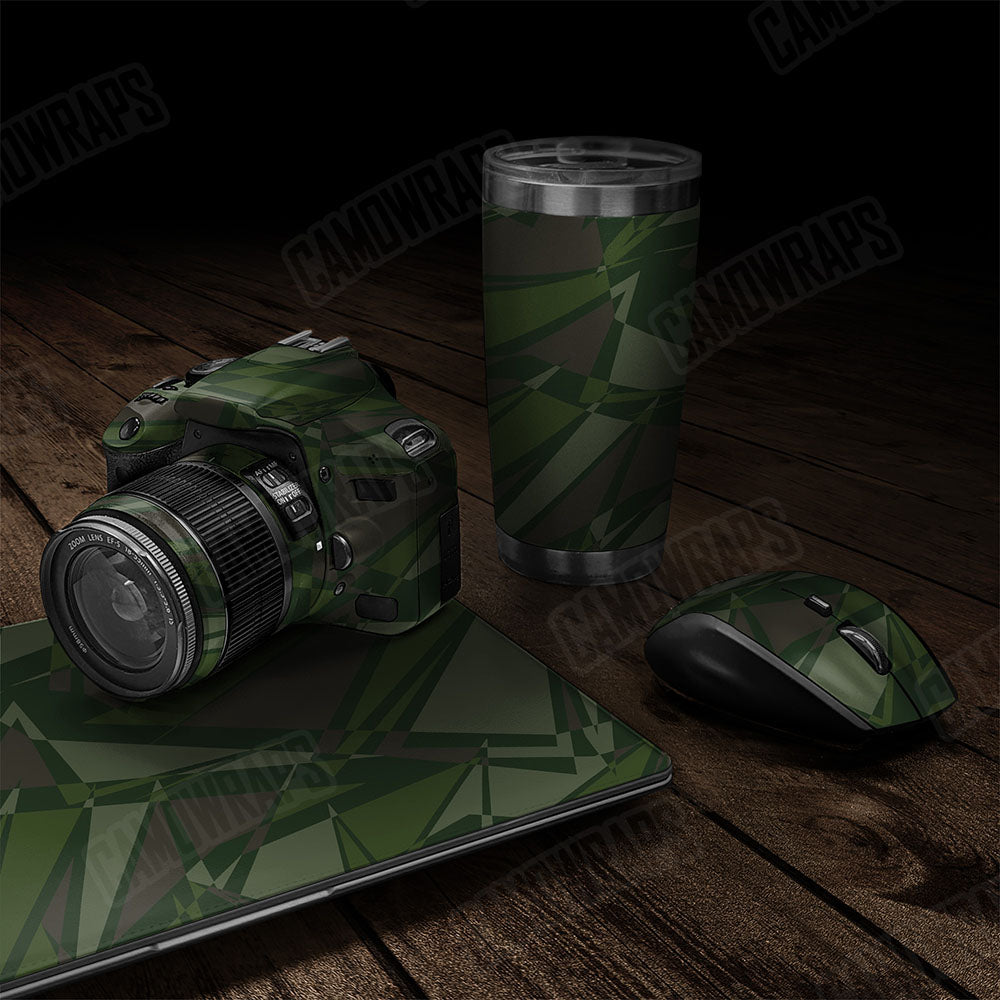 Sharp Army Dark Green Gear Skin Vinyl Wrap