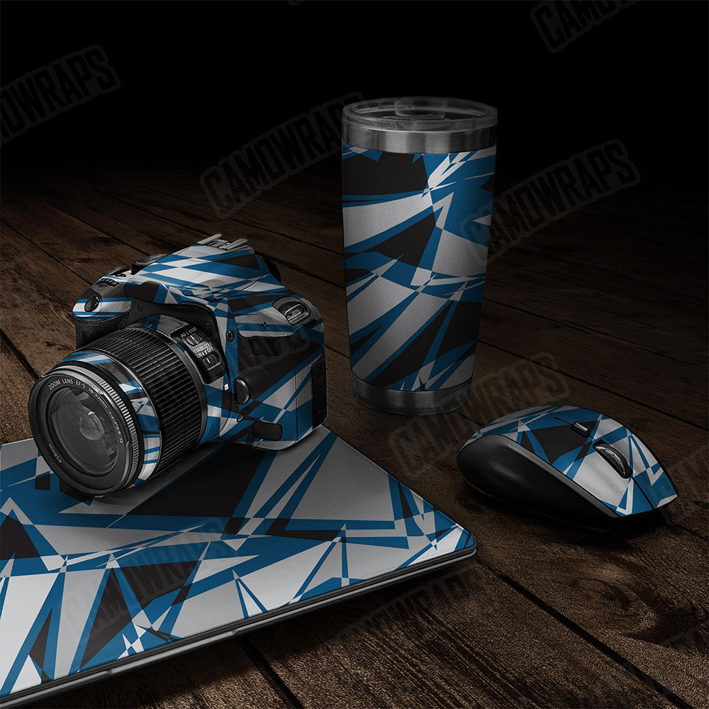 Sharp Blue Tiger Gear Skin Vinyl Wrap