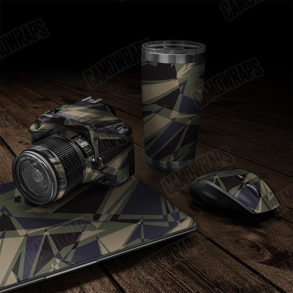Sharp Militant Blue Gear Skin Vinyl Wrap