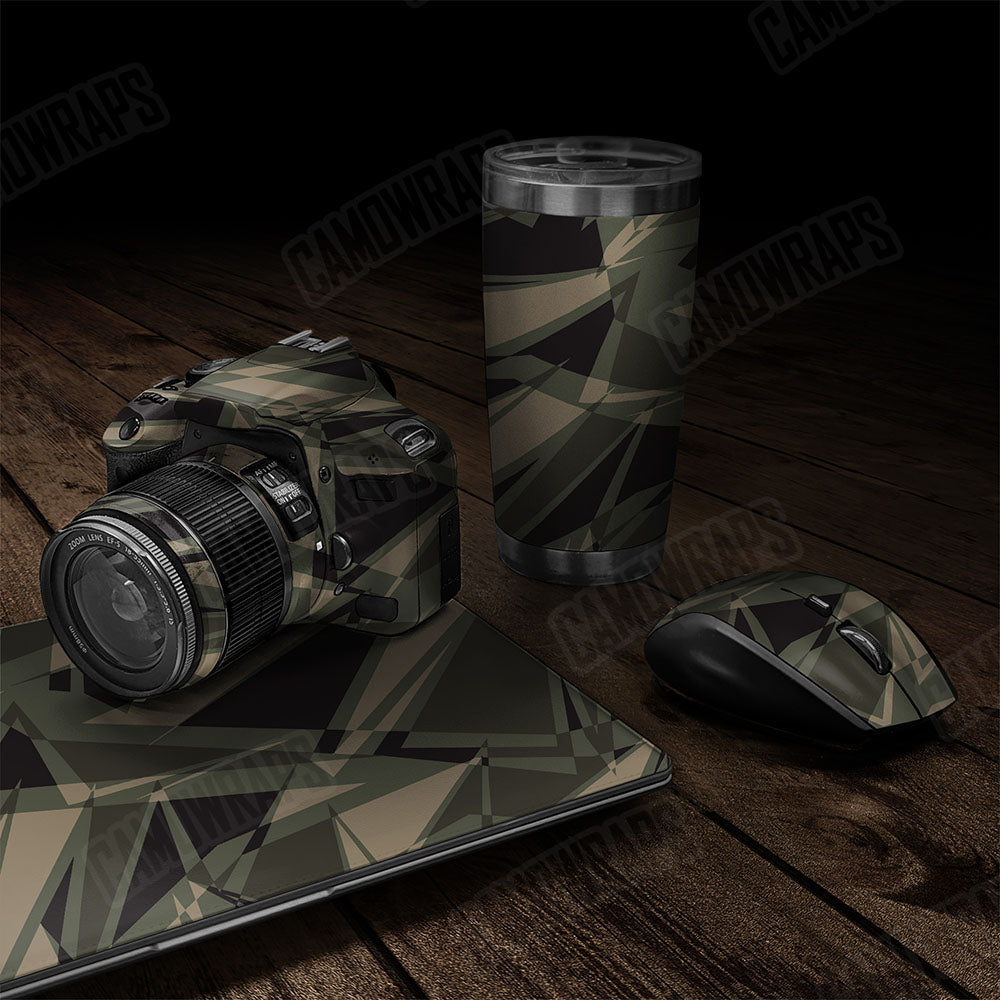 Sharp Militant Green Gear Skin Vinyl Wrap